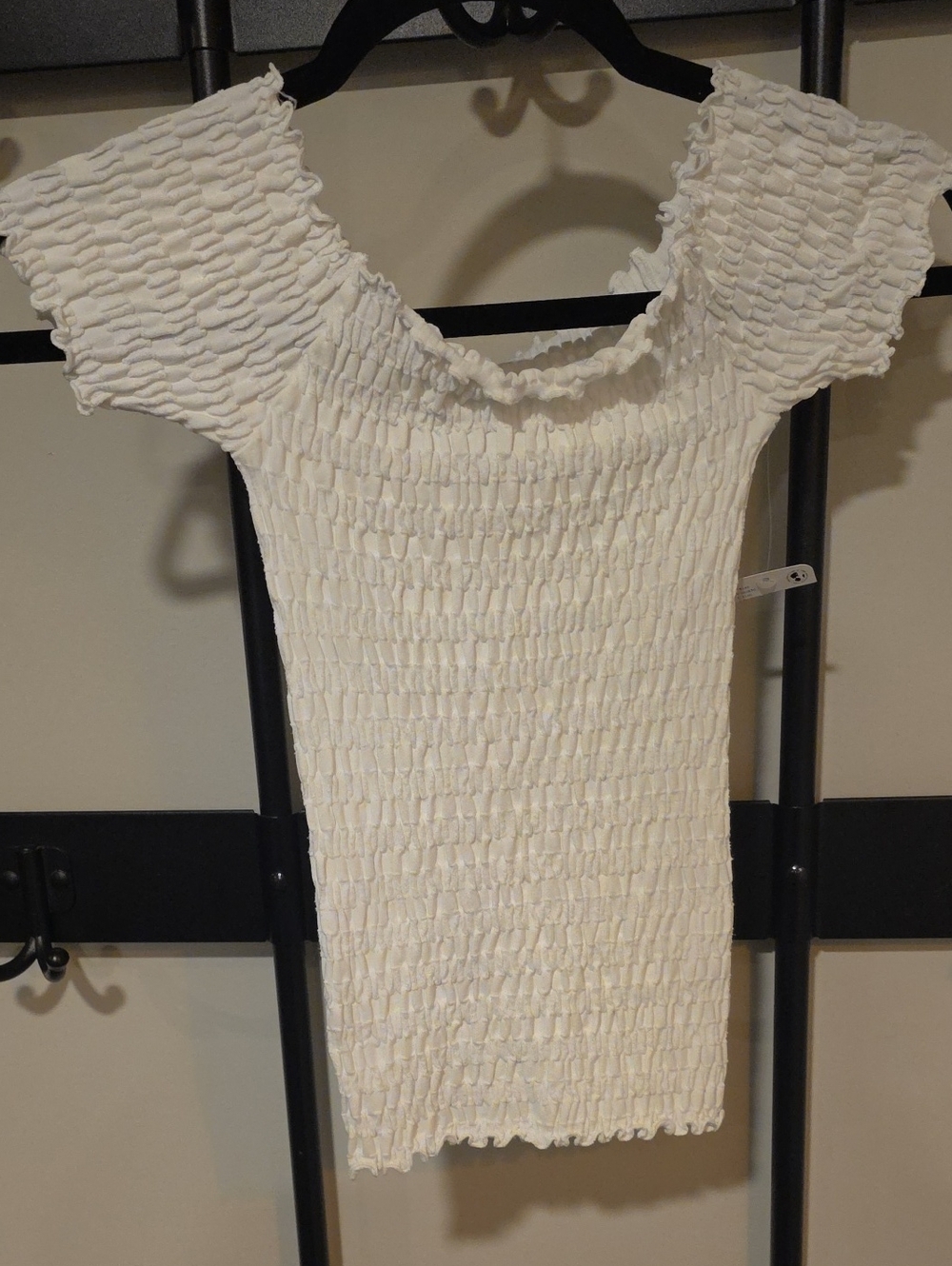 Free PEOPLE intamatly mocked White Off-Shoulder Women’s Top